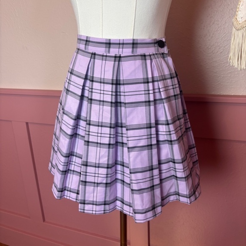 Sugar Thrillz y2k bratcore plaid mini skirt sugar thrillz sz xs nwt